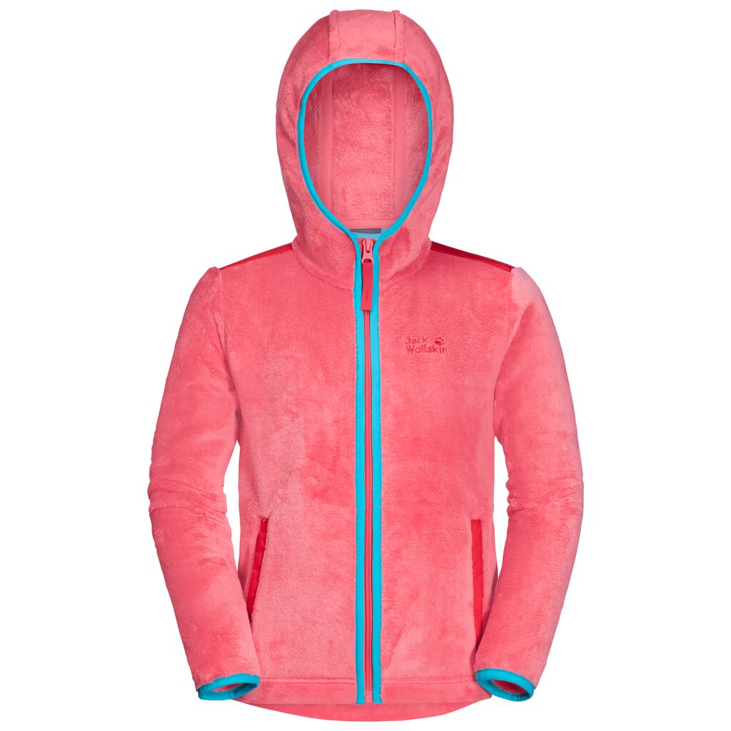 Jack Wolfskin NEPALI Gyerek Fleece Kabát Korall Rózsaszín - DPZMGW-798